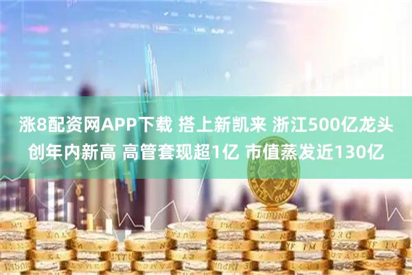 涨8配资网APP下载 搭上新凯来 浙江500亿龙头创年内新高 高管套现超1亿 市值蒸发近130亿